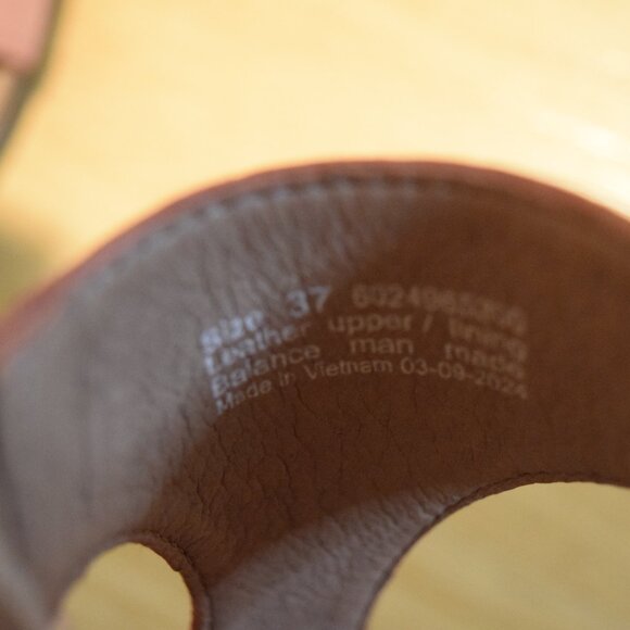 Dansko Womens Sz 37 Rose Reese Sandal Flip Flop Ankle Strap New Without Box - Picture 4 of 7